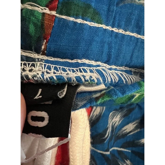 NWT Jogal Size Large Set Shirt And Shorts Tropical Floral Vacation - Picture 10 of 14